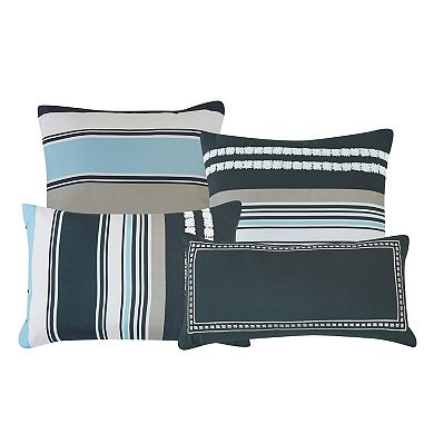Coastal Navy Comforter Set 7-Pieces Nautica Bedding