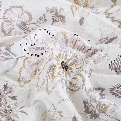 White Floral Sheet Set