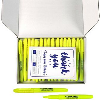 Color Swell Yellow Highlighters 96 Pack