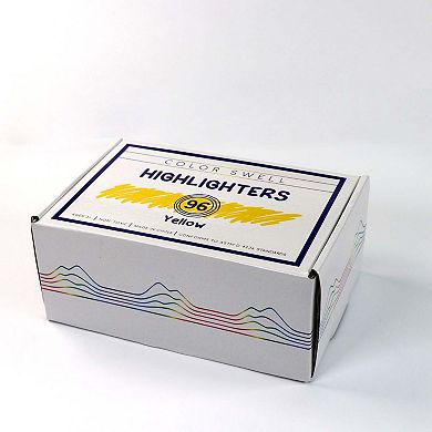 Color Swell Yellow Highlighters 96 Pack