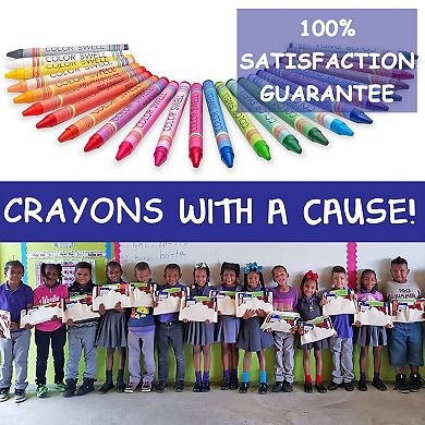 Color Swell Regular Crayon Classroom Bulk Pack, 864 Crayons