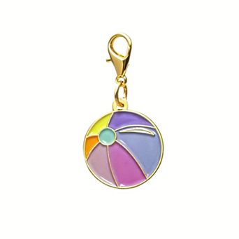 Beach Ball Pet Collar Charm