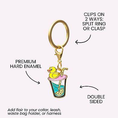 Summer Drink Pet Collar Charm