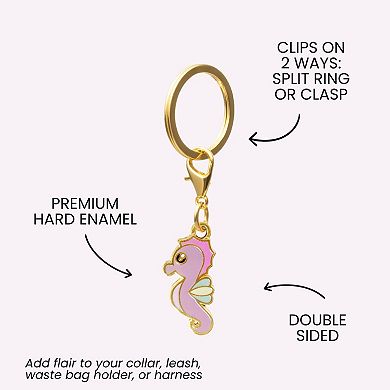 Seahorse Pet Collar Charm