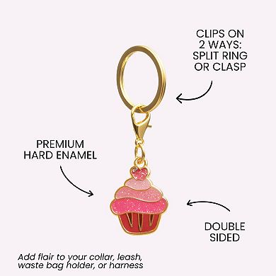 Cupcake Pet Collar Charm