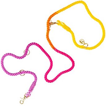 Roxy Hands-Free Rope Dog Leash 7ft