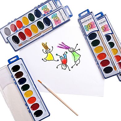Color Swell 8 Color Watercolors 6 Pack