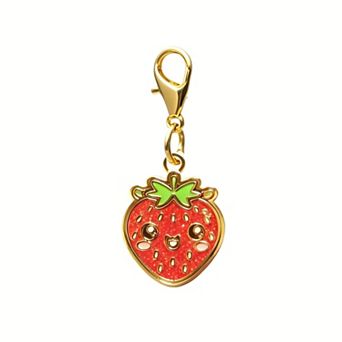 Strawberry Pet Collar Charm