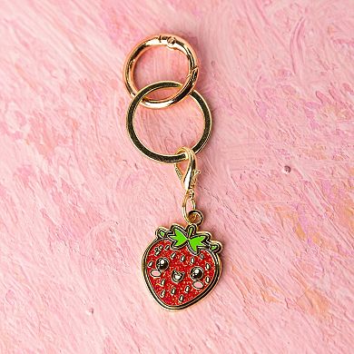 Strawberry Pet Collar Charm