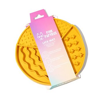 Yellow Pet Lick Mat