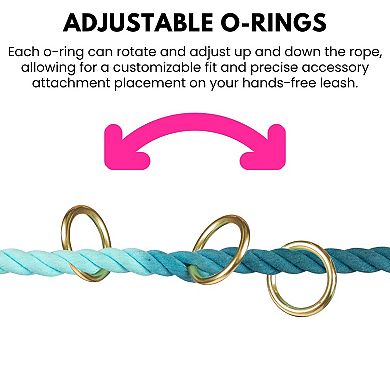 Pixie Hands-Free Rope Dog Leash 7ft