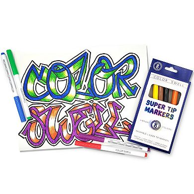 Color Swell Super Tip Markers 36 Pack
