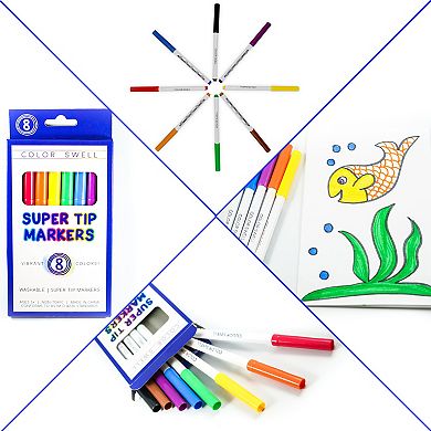Color Swell Super Tip Markers 36 Pack