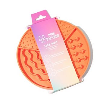 Orange Pet Lick Mat