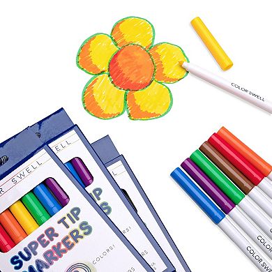 Color Swell Super Tip Markers 10 Packs