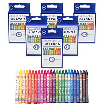 Color Swell Regular Crayons 6 Pack