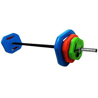 Adjustable Barbell Sets - PU Home Weight Bar Set with Weights, Multi-Weight Plates & Collars
