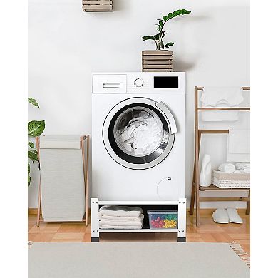 Adjustable Heavy Duty Appliance Base, Anti-Vibration Washer Dryer Stand Heightening Support Rack