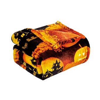 MicroPlush Halloween Printed Holiday Throw Blanket - 50x60", Multi
