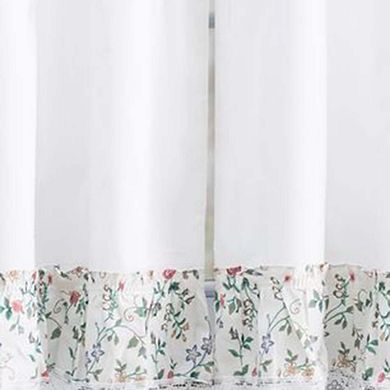 Country Floral Small Scale 1.5" Rod Pocket Valance