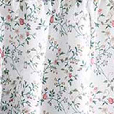 Country Floral Small Scale 1.5" Rod Pocket Edge Swag