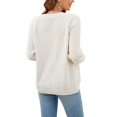 Women's Cardigan Sweaters Open Front Long Sleeve Ribbed Knit Zipper Short Cardigans Outerwear Coats