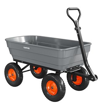 Heavy Duty Garden Dump Cart 1200 lbs Capacity