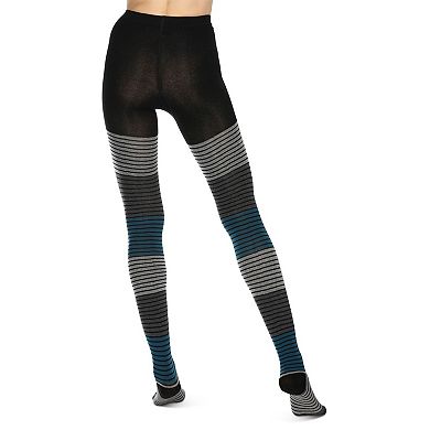 Gradient Stripes Sweater Tights