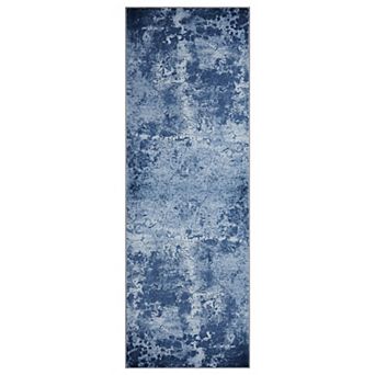 Abstract Crackle Non-Slip Area Rug Washable Modern Mat for Living Room