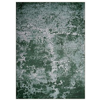 Abstract Crackle Non-Slip Area Rug Washable Modern Mat for Living Room