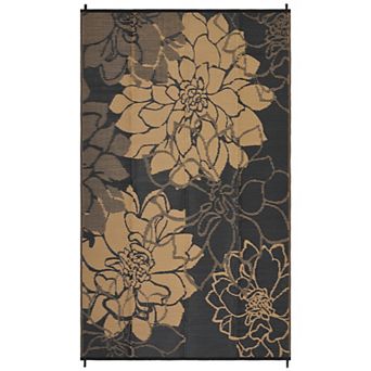 ANIXOL Reversible Outdoor Rug, 320GSM, Floral, for Patio