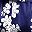 Blue White Floral