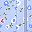 Blue Grid Floral