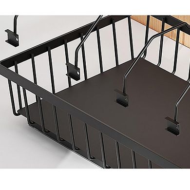 Pull Out Cabinet Organizer, Slide Out Storage Basket, Extendable Under Shelf Storage for Kitchen