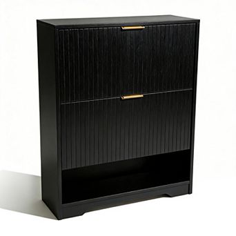 Shoe Storage Cabinet, Shoe Cabinet - Flip Drawer, Shoe Organizer, Shoe Rack with Drawers