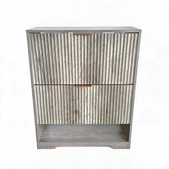 Shoe Storage Cabinet, Shoe Cabinet - Flip Drawer, Shoe Organizer, Shoe Rack with Drawers