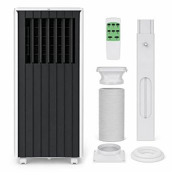 8000 BTU Portable Air Conditioners, 4-in-1 Cooling, Dehumidifier & Fan, Remote Control
