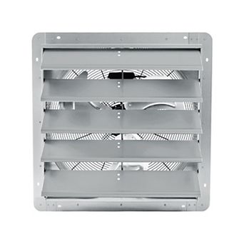 20/24Inch Shutter Exhaust Fan, AC 120V, 60Hz, Aluminum Automatic Wall Exhaust Fan