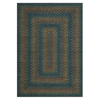 Easy Jute Rug Braided Print Non Slip Washable Ultra-Thin Foldable Floor Cover Indoor Outside Carpet
