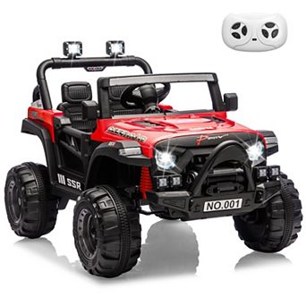 Kids Ride On Truck Car, 12V Ride On Toy Battery Powered Vehicles Parent Remotefor Kids
