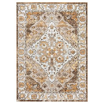ANIXOL Washable Vintage Non-Slip Runner Rug, for Kitchen Bedroom Living Room