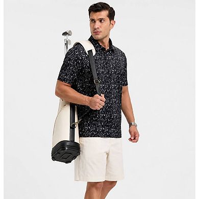 Men's Printed Moisture-Wicking Polo Shirts