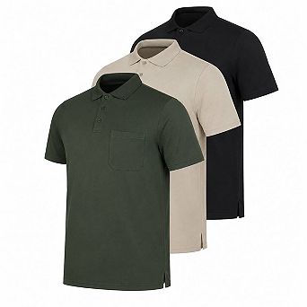 Men's 3-Pack Short-Sleeve Dry-Fit Polo Shirt