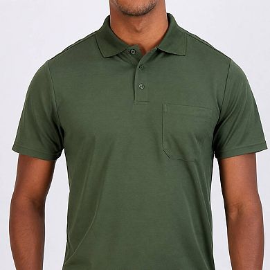 Men's 3-Pack Short-Sleeve Dry-Fit Polo Shirt