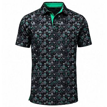 Men's Print Patterns Golf Polo Shirt