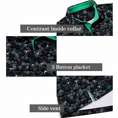 Men's Print Patterns Golf Polo Shirt