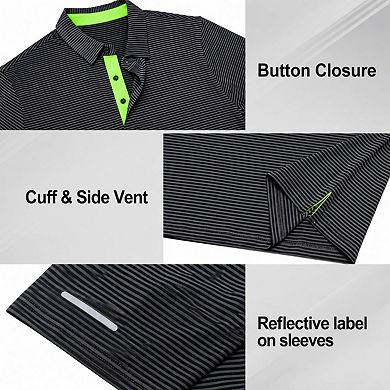 Moisture-Wicking Short Sleeve Performance Polo Shirt
