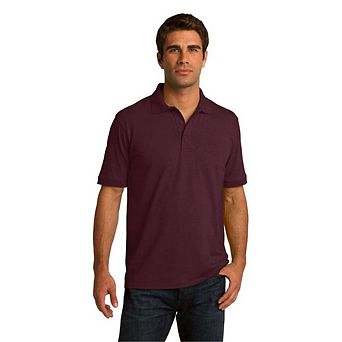 Men's Performance Cotton-Blend Polo Shirt