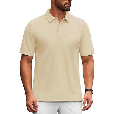 Men's Casual Pique Polo Shirt