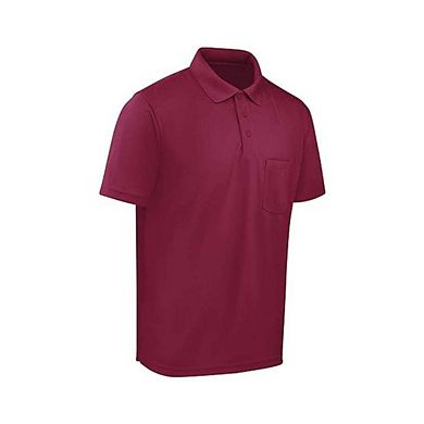 Men's Red Short Sleeve Polo Shirt